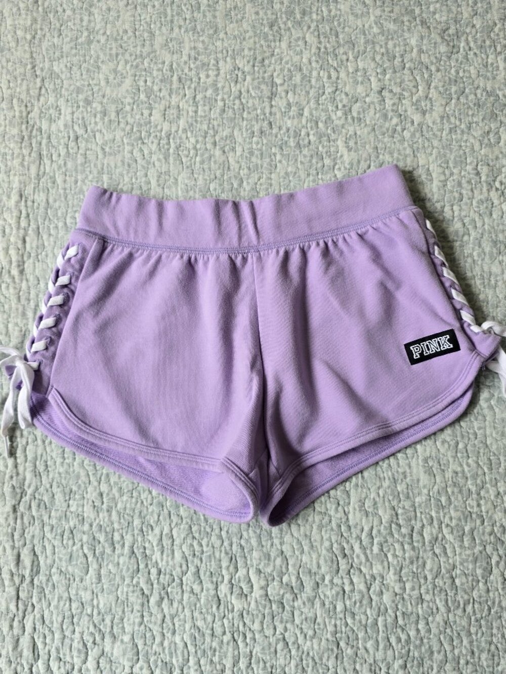 PINK Victoria's Secret Lace Up Athletic Shorts, Size XS